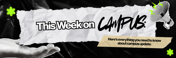 Black and Green Y2K Campus Update Email Header